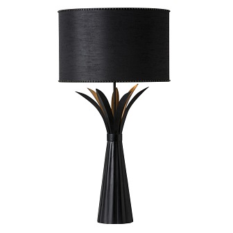 Duża lampa stołowa Claire czarna (podstawa lampy)